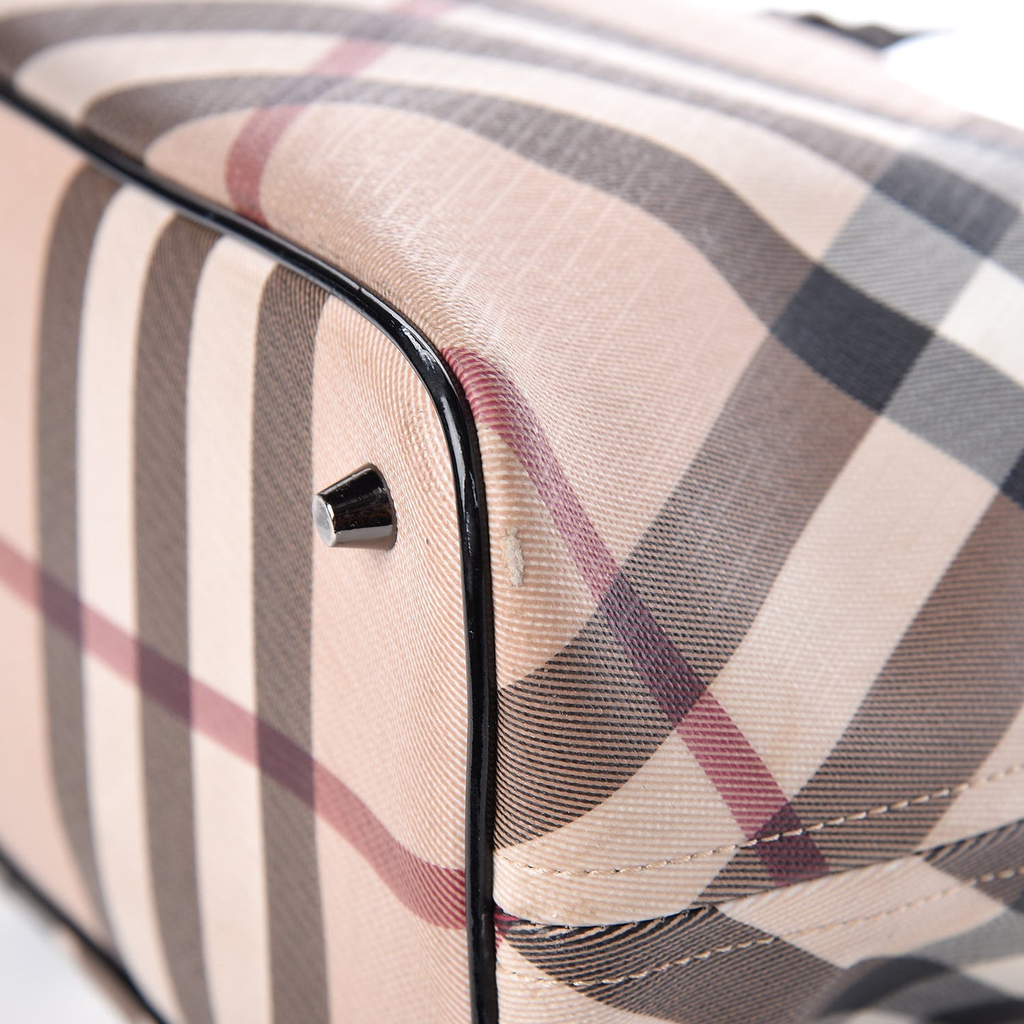 Supernova Check Regent Tote Black