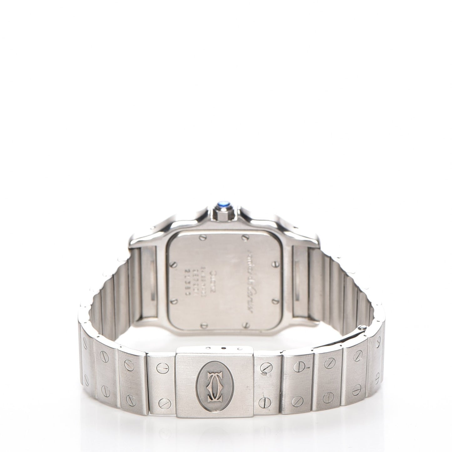 Stainless Steel 29mm Santos De Galbee Quartz Watch