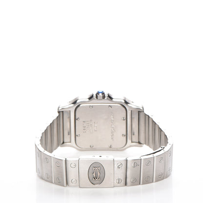 Cartier Stainless Steel 29mm Santos De Galbee Quartz Watch 4 of 8
