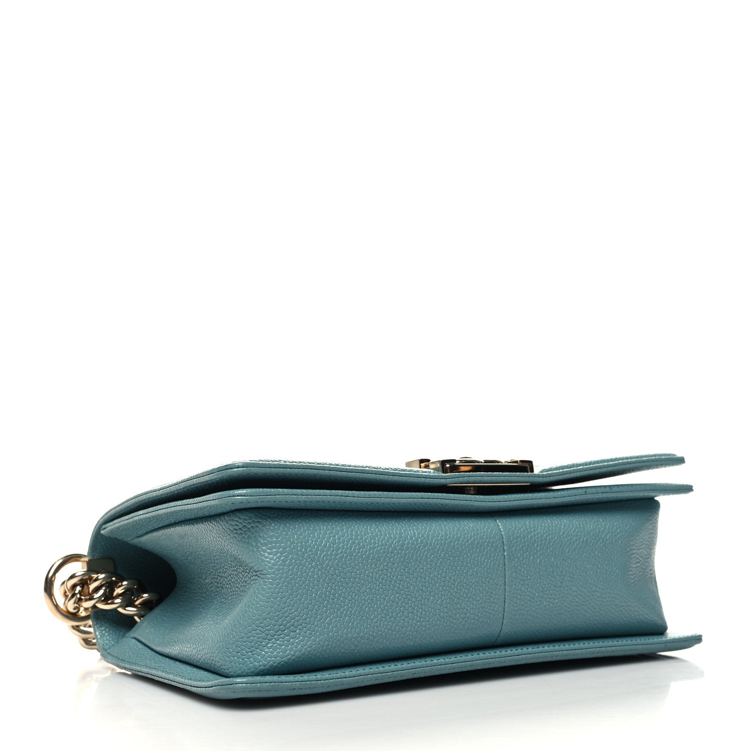 Chanel Caviar Quilted Medium Boy Flap Light Blue 4 of 10