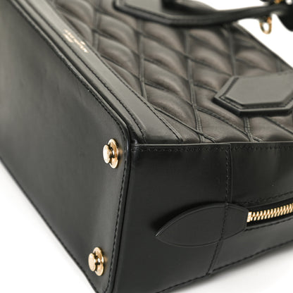 Louis Vuitton Lambskin Malletage Mini Dora Black 11 of 12