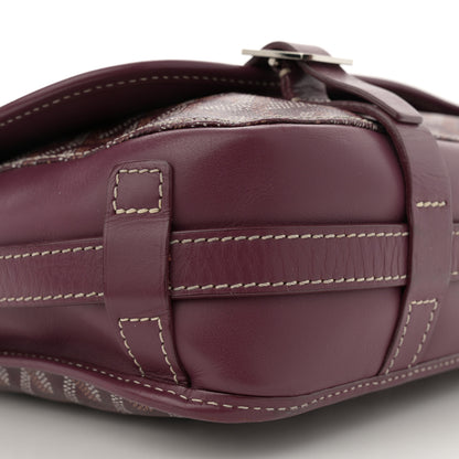 Goyard Goyardine Belvedere PM Messenger Bag Burgundy 8 of 10