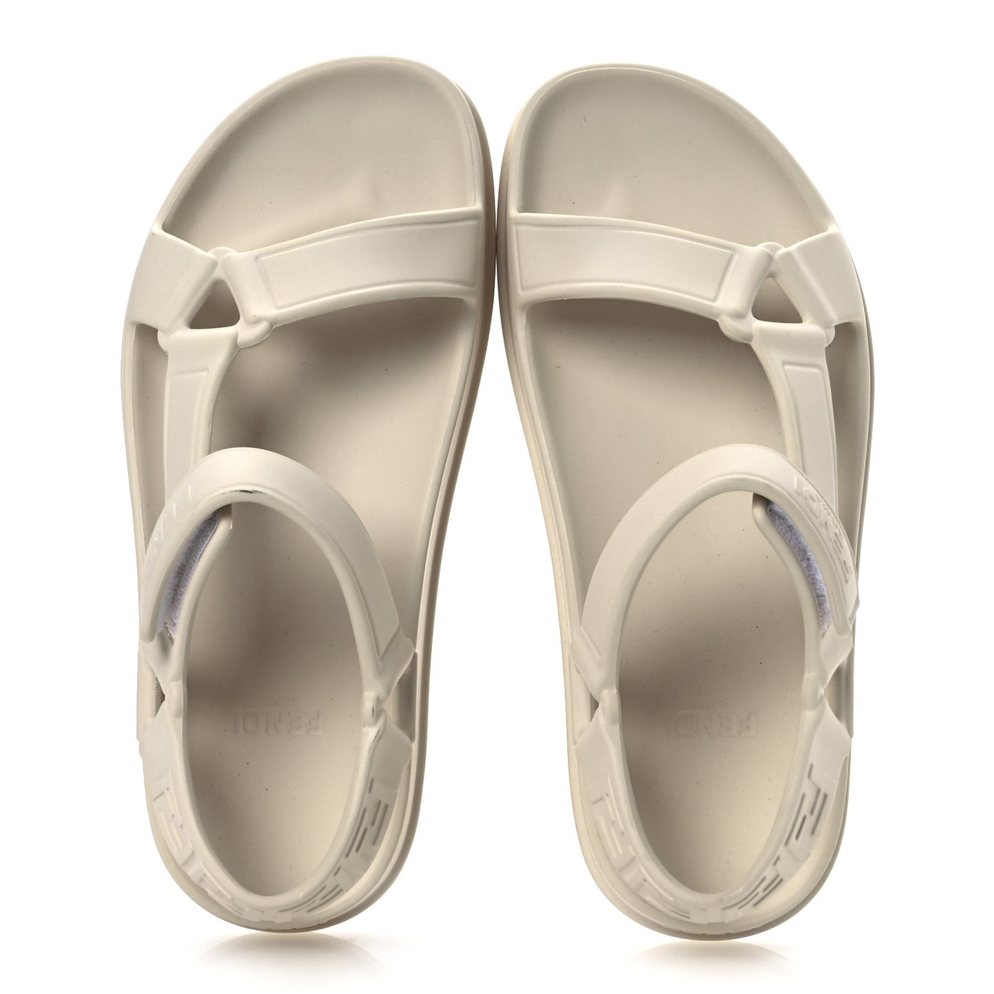 Rubber FF Sporty Hiker 25mm Sandals 37 Chalk