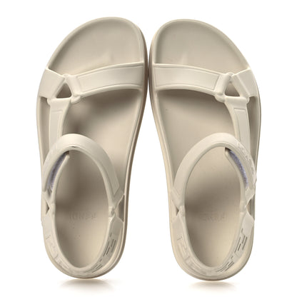 Fendi Rubber FF Sporty Hiker 25mm Sandals 37 Chalk 2 of 12