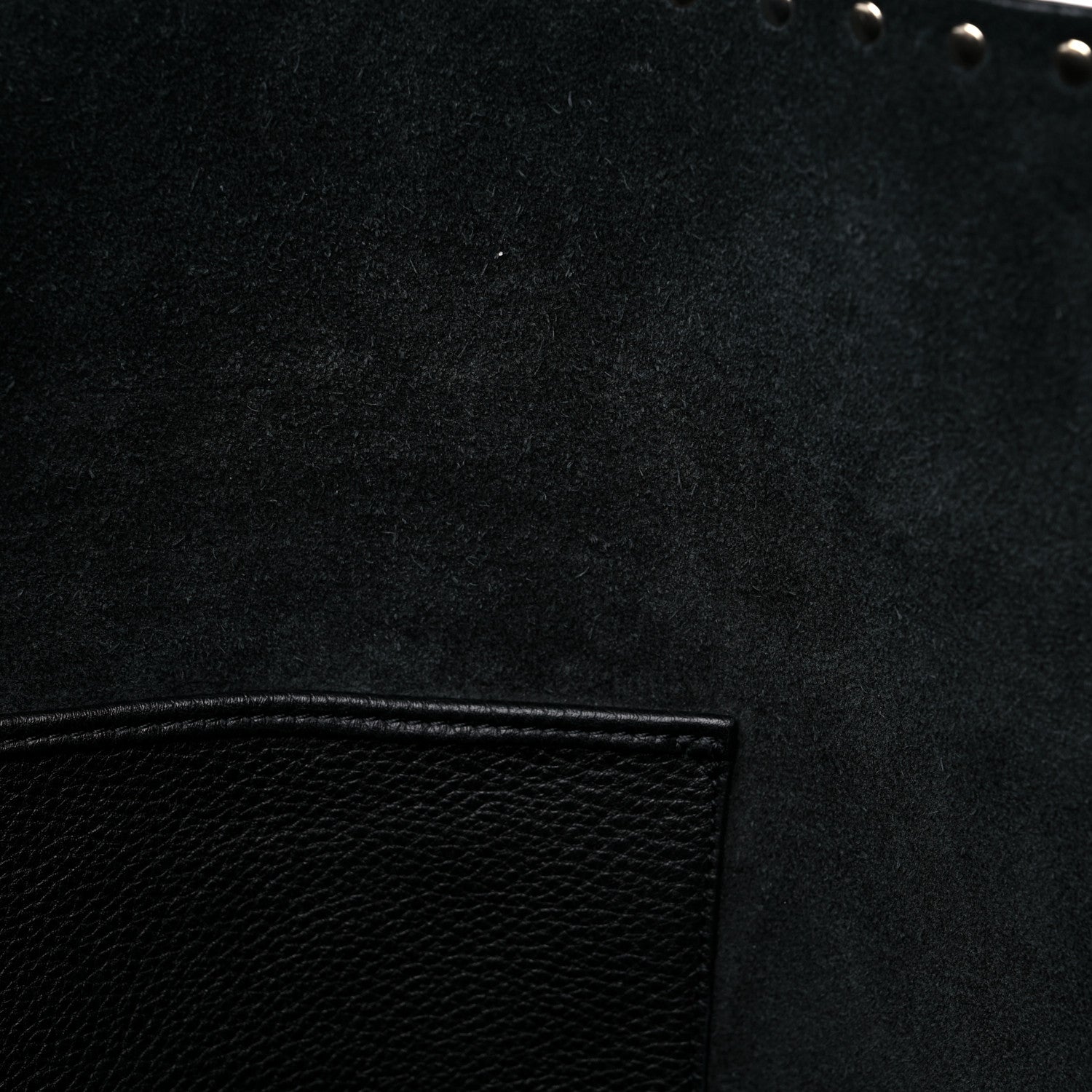 Valentino Garavani Grained Calfskin Rockstud Shoulder Tote Black 13 of 14
