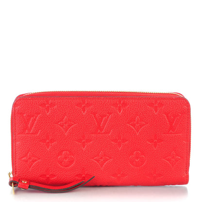 Louis Vuitton Empreinte Zippy Wallet Cherry 1 of 7