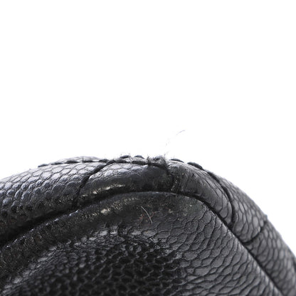 Chanel Glazed Caviar Quilted Mademoiselle Bowling Bag Black 11 of 12