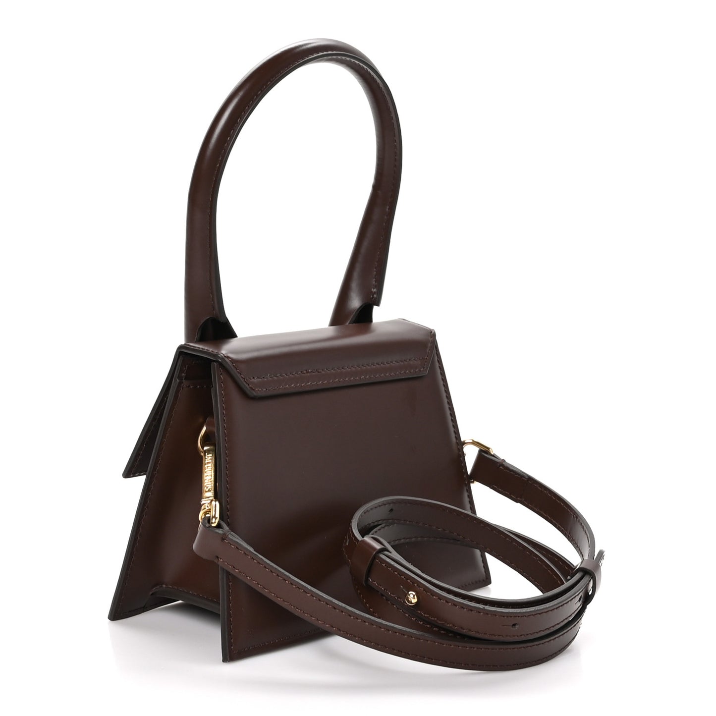 Smooth Calfskin Le Chiquito Moyen Brown
