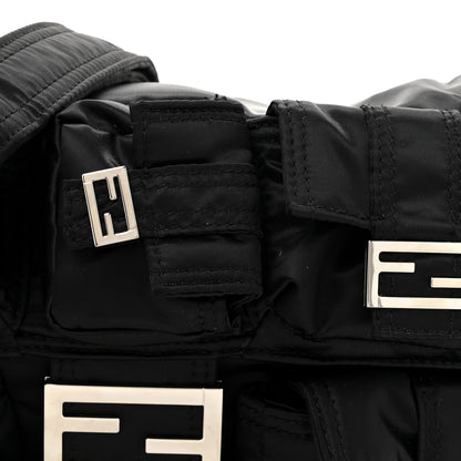 Fendi Econyl Cuoio Romano Multipocket Baguette Black 7 of 9