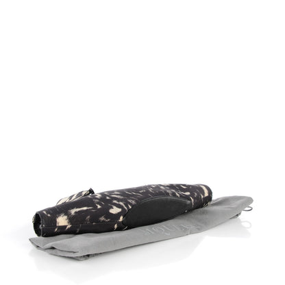 Alexander McQueen Silk Pony Print De Manta Clutch Black 4 of 7