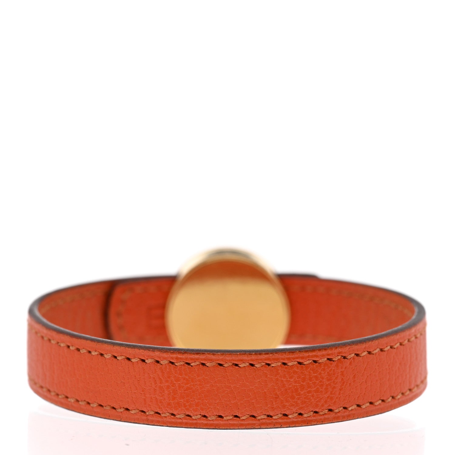 Hermes Chamonix Looping Interchangeable Bracelet Orange Black 3 of 10