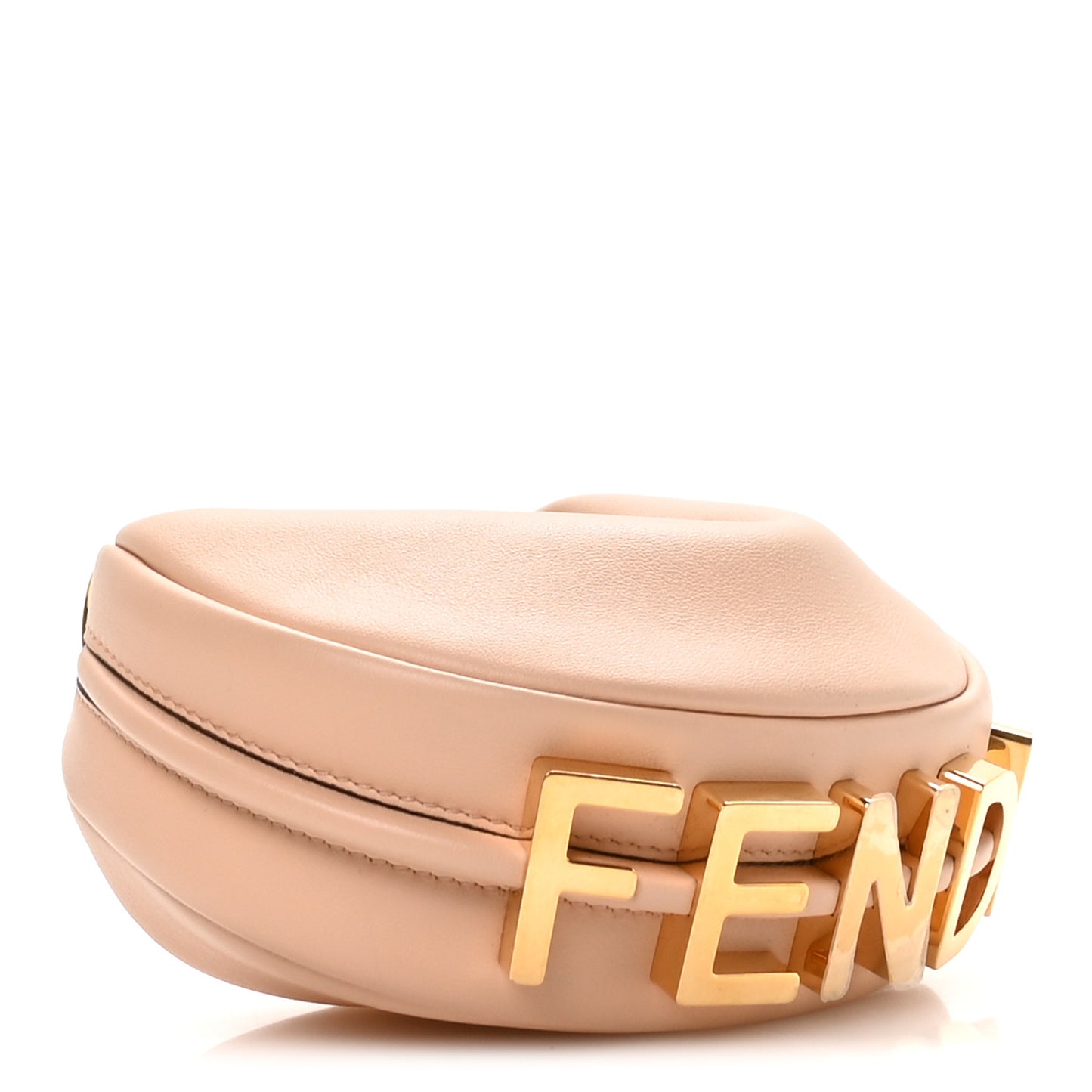 Vitello Grace Matte Nano Fendigraphy Hobo Charm Light Rose