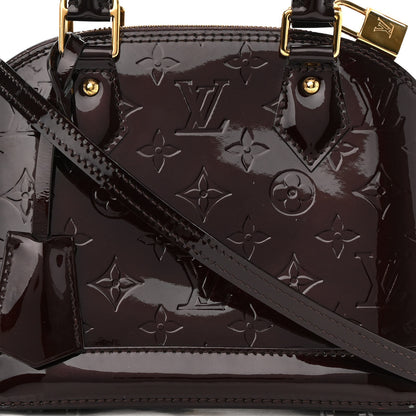 Louis Vuitton Vernis Alma BB Amarante 9 of 15