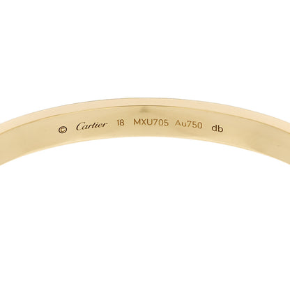 Cartier 18K Yellow Gold LOVE Bracelet 18 6 of 9