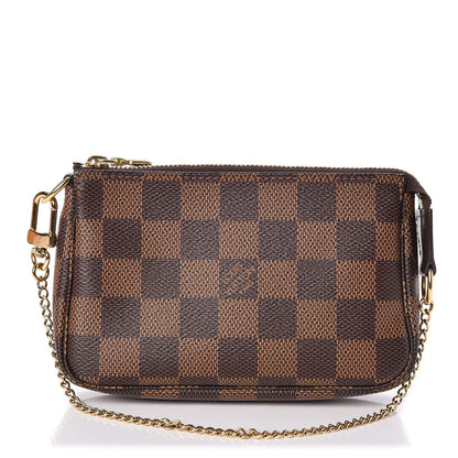 Louis Vuitton Damier Ebene Mini Pochette Accessories 1 of 8
