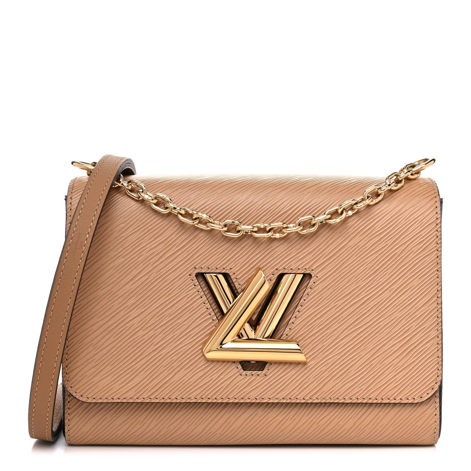 Louis Vuitton Epi Twist Shoulder Bag MM Camel 2 of 9
