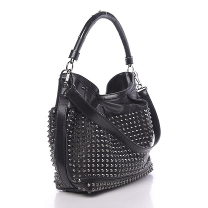 Burberry Prorsum Calfskin Studded Shoulder Bag Black 3 of 13