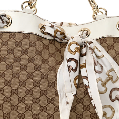 Gucci Monogram Large Positano Tote Off White 8 of 14