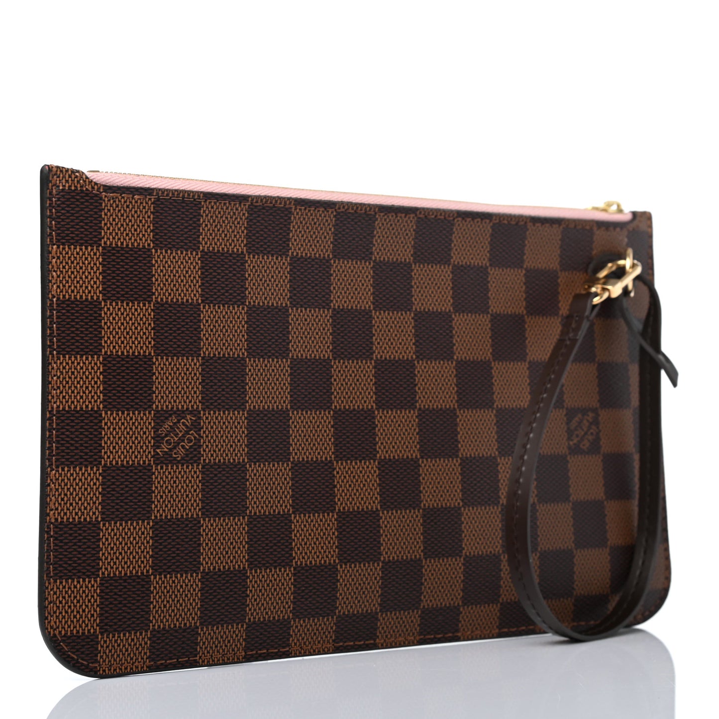 Damier Ebene Neverfull MM GM Pochette Rose Ballerine