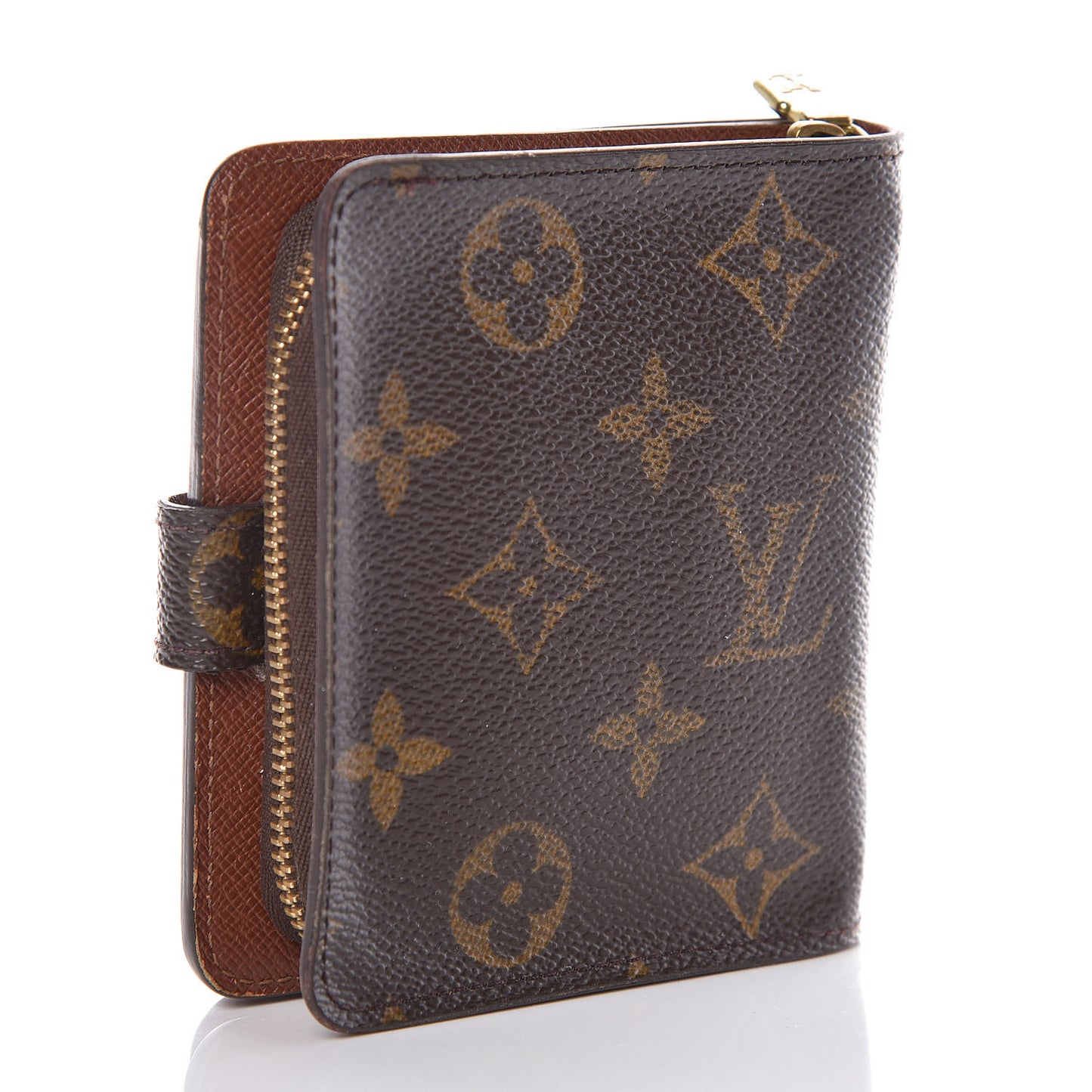 Monogram Compact Zippe Zipped Wallet