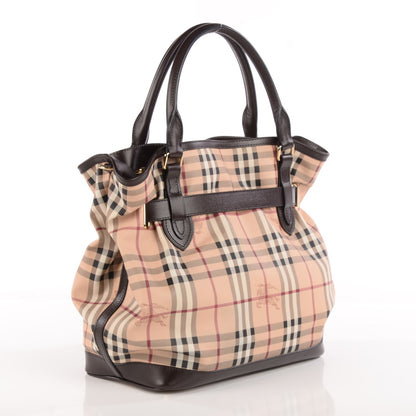 Burberry Haymarket Check Medium Golderton Tote 3 of 10