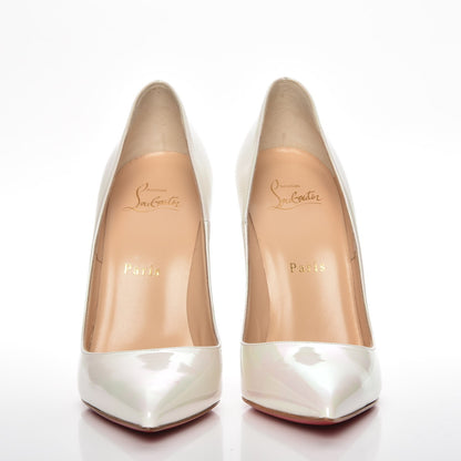 Christian Louboutin Patent So Kate 120 Pumps 37.5 White 2 of 9