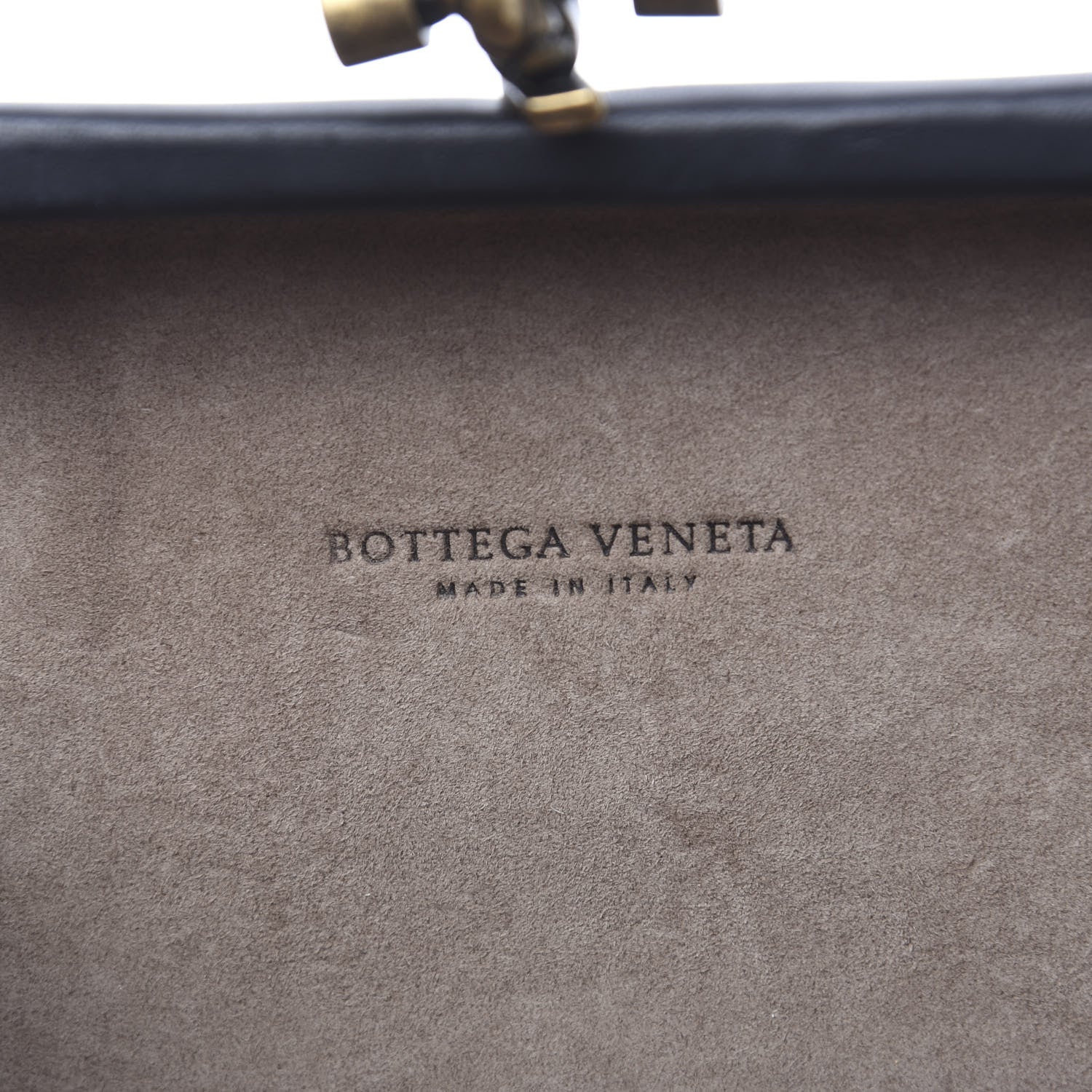 Bottega Veneta Nappa Intrecciato Chain Knot Clutch Black 7 of 8