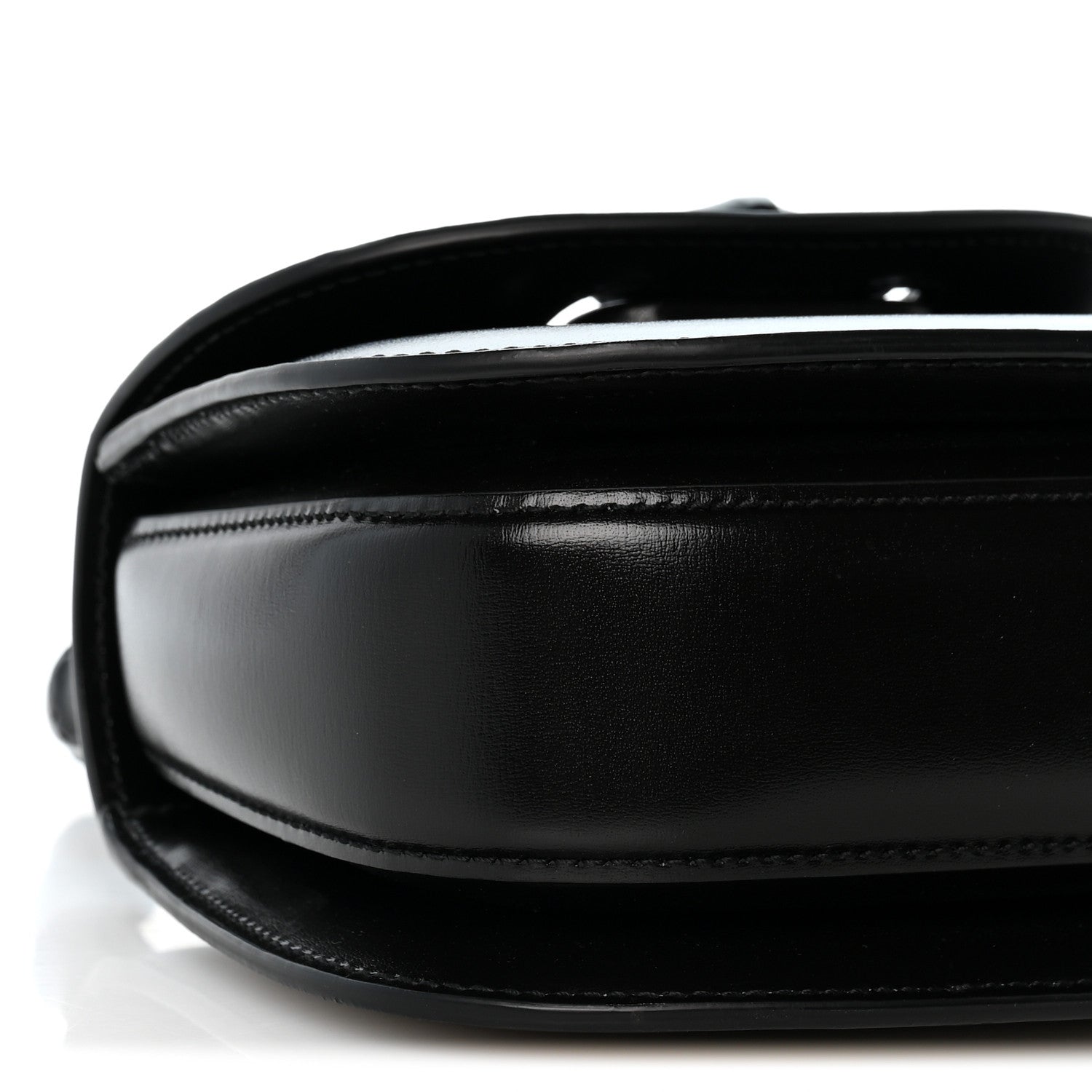 Gucci Boarded Dyana Lux Calfskin Web Monochrome Small Bamboo 1947 Top Handle Bag Black 9 of 12
