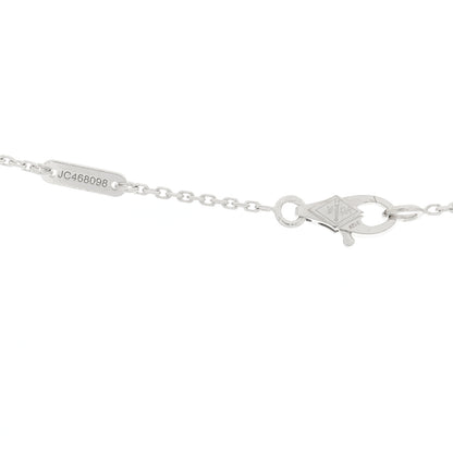 Van Cleef & Arpels 18K White Gold Diamond Mini Frivole Pendant Pave Necklace 3 of 6