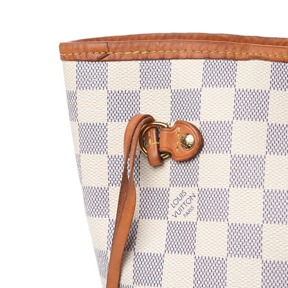 Louis Vuitton Damier Azur Neo Neverfull MM Rose Ballerine 14 of 21