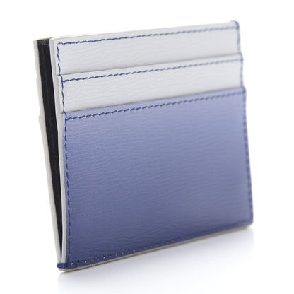 Christian Dior HOMME Textured Calfskin Gradient Card Holder Blue 3 of 7