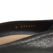 Chanel Metallic Calfskin Buffalo Cap Toe Pumps 39 Silver Black 7 of 14