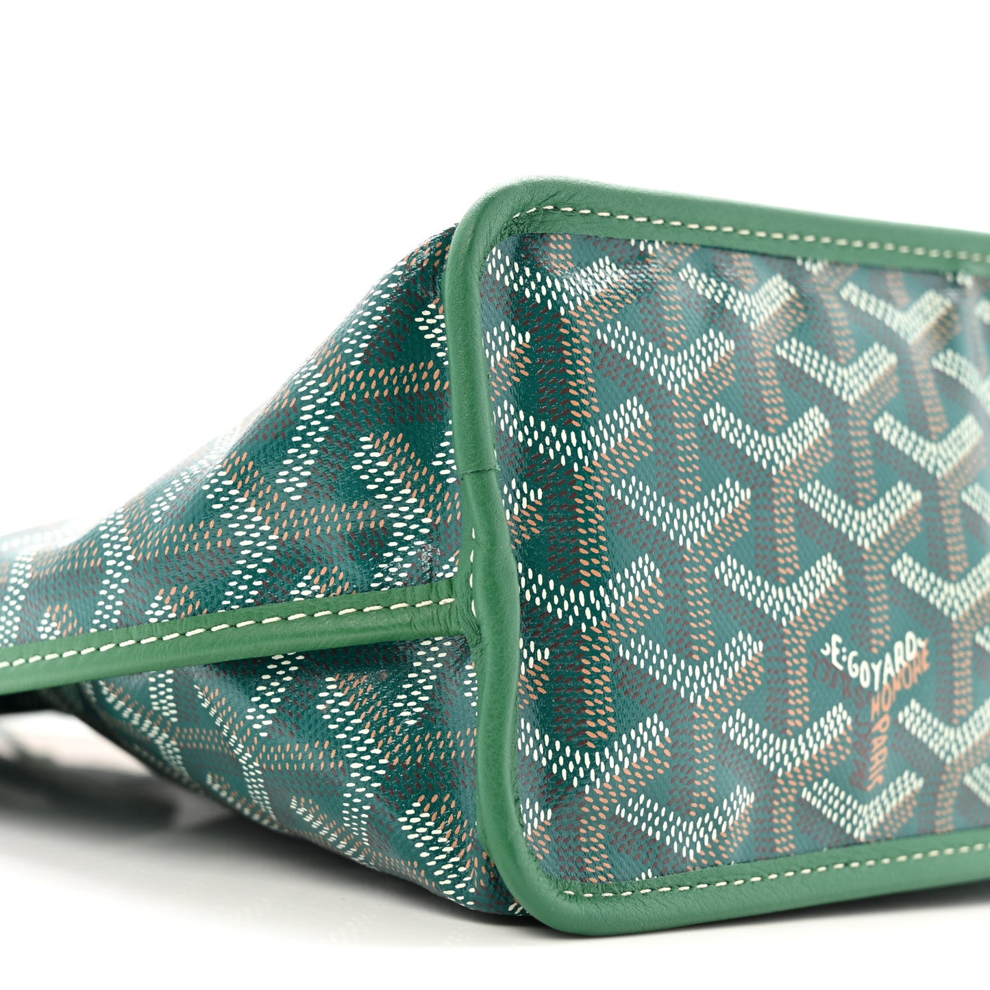 Goyardine Reversible Mini Anjou Green