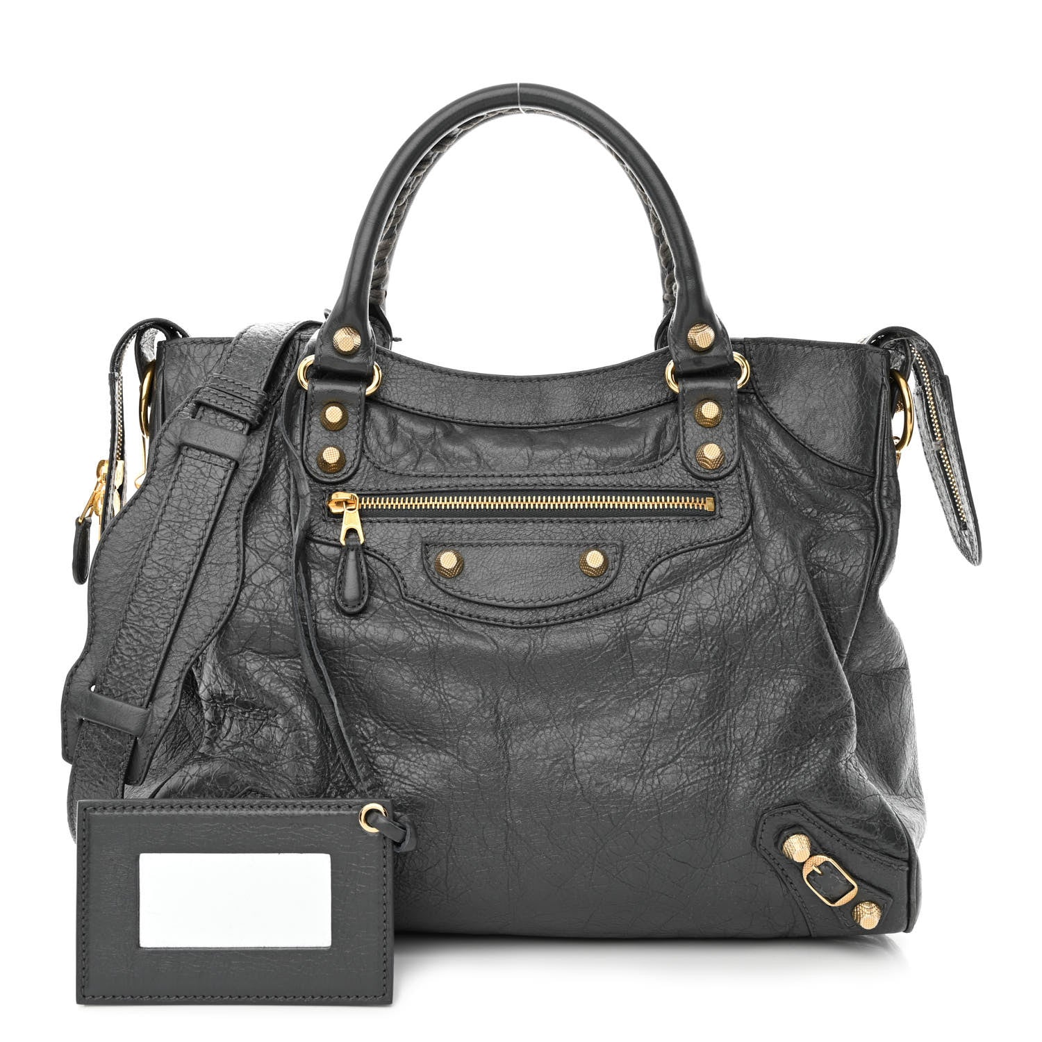 Balenciaga Agneau Giant 12 Gold Hardware Velo Gris Fossile Anthracite 1 of 11