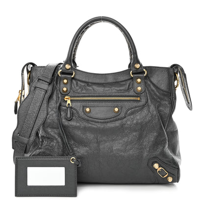 Balenciaga Agneau Giant 12 Gold Hardware Velo Gris Fossile Anthracite 1 of 11