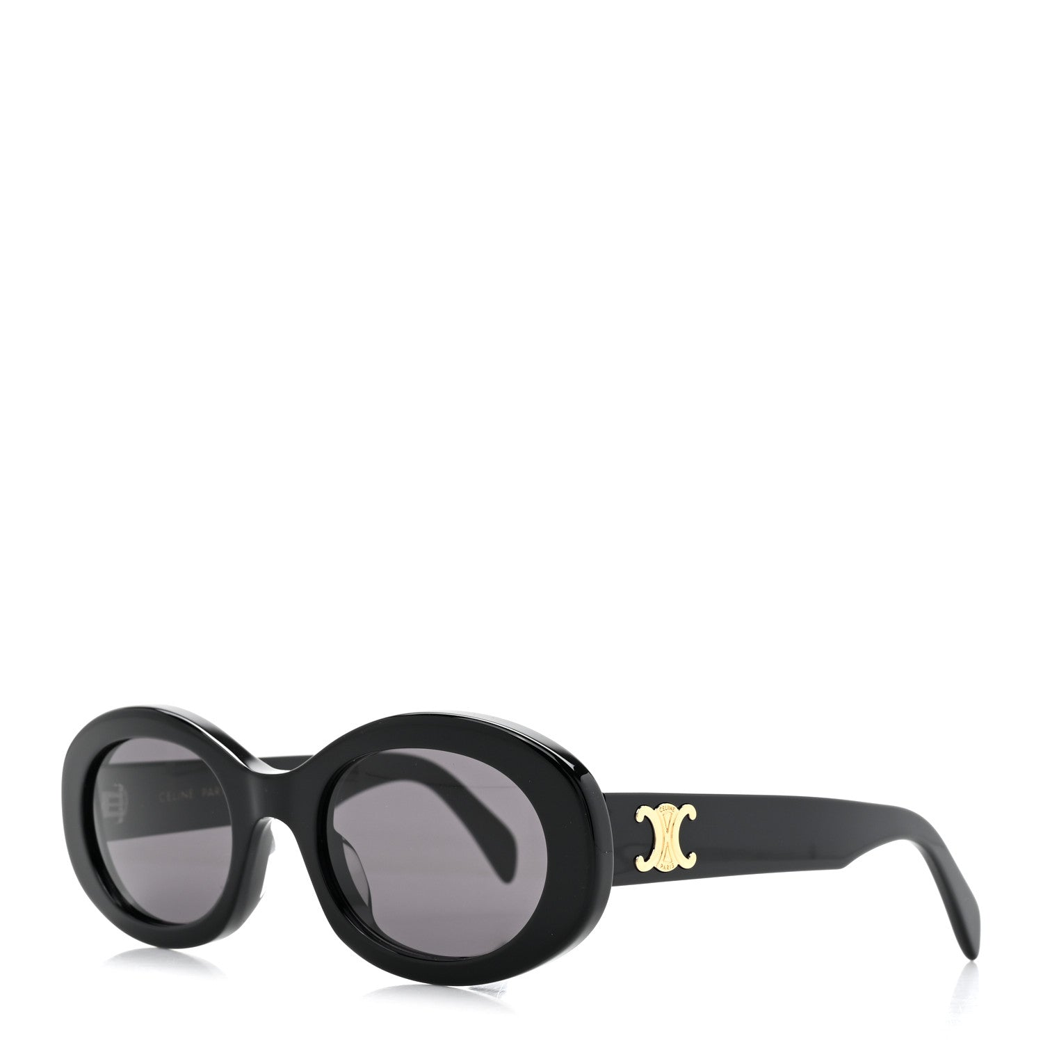 Celine Acetate Triomphe 01 Sunglasses CL 40194U Black 1 of 7