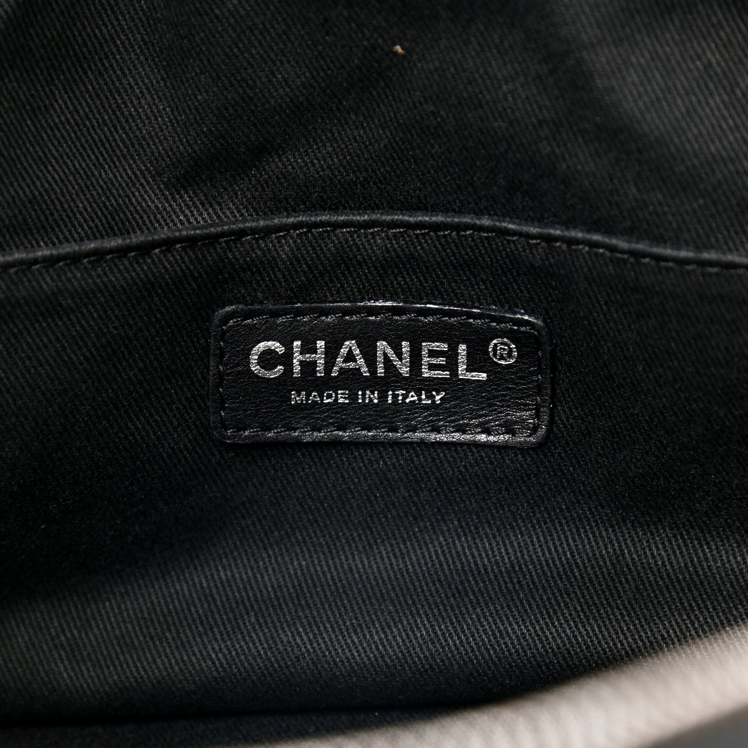 Chanel Lambskin Vintage Ligne Lady Braid Tote Black 6 of 14
