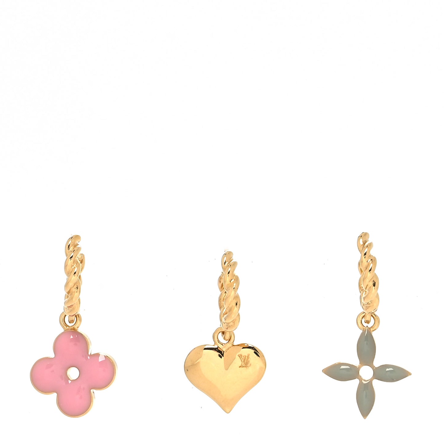 Sweet Monogram Earrings Set of 3 Rose