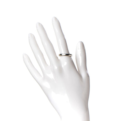 David Yurman Sterling Silver 3mm Polished Cable Classics Band Ring 53.5 6.5 2 of 3