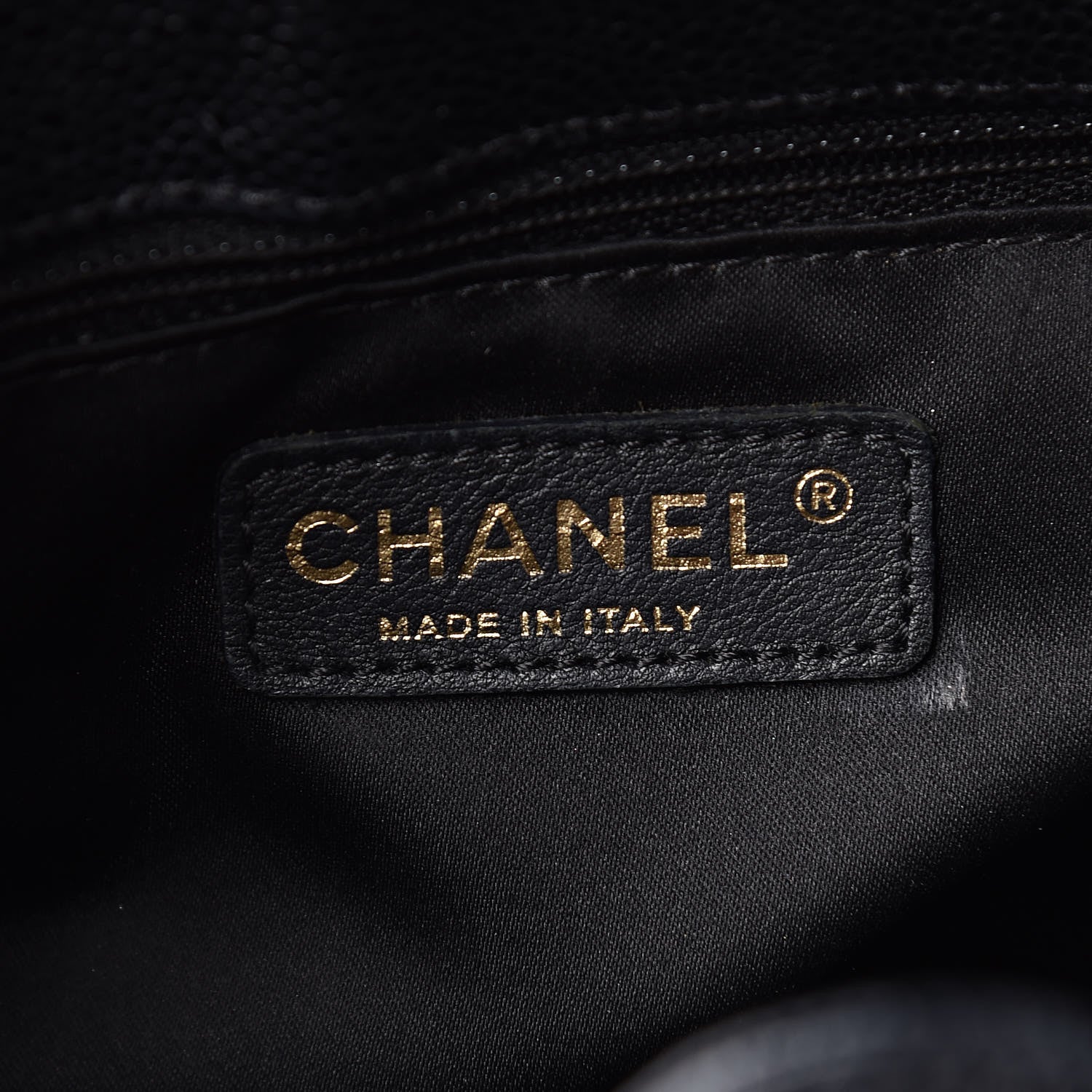 Chanel Caviar Quilted Petit Shopping Tote PST Black 6 of 12