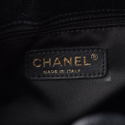 Chanel Caviar Quilted Petit Shopping Tote PST Black 6 of 12
