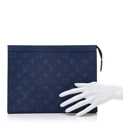 Louis Vuitton Monogram Eclipse Pochette Voyage MM Pacific Blue 4 of 26