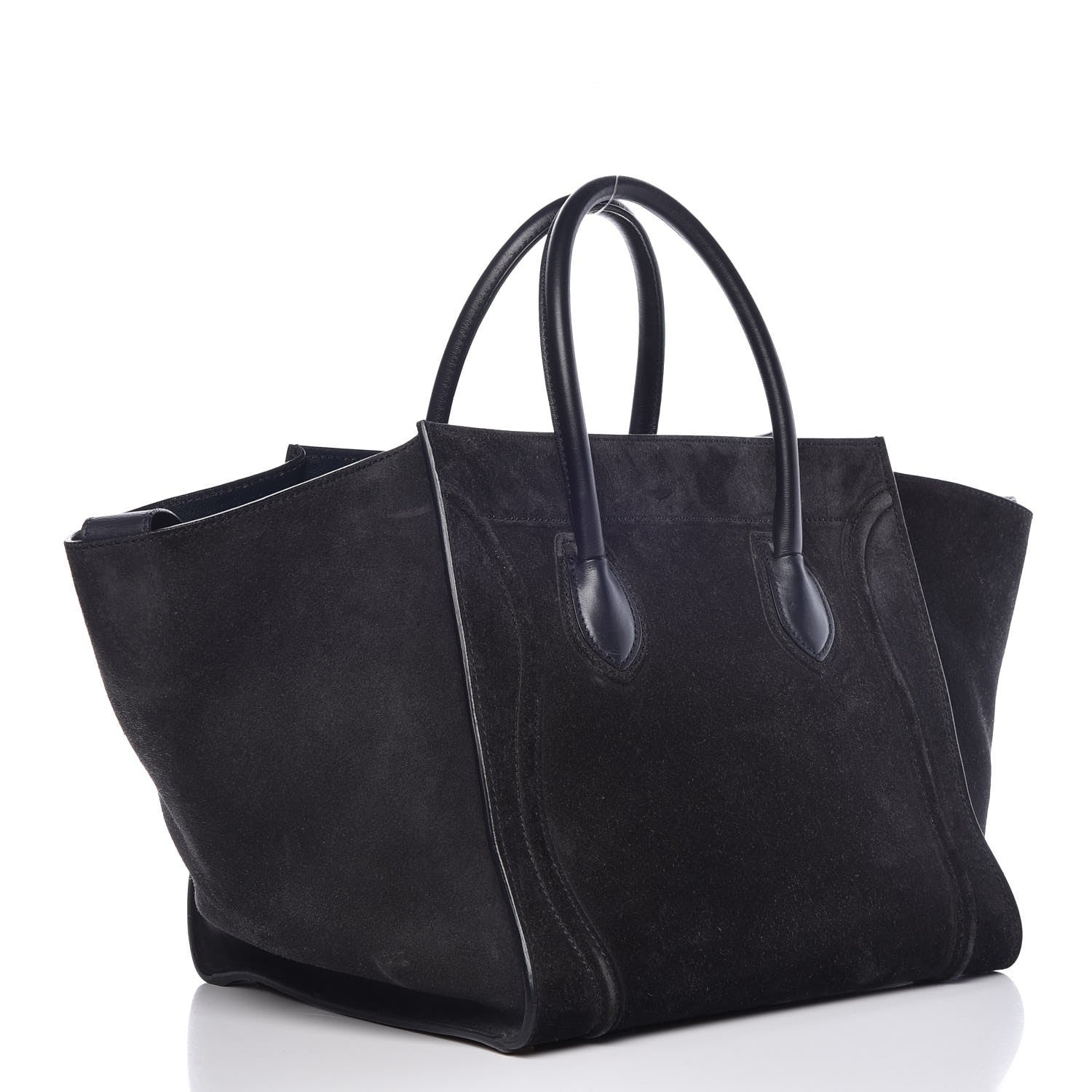 Celine Nubuck Medium Phantom Luggage Midnight 3 of 14