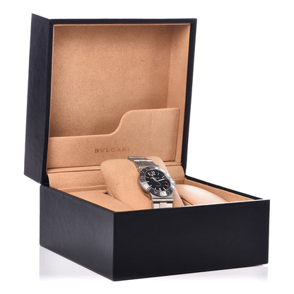 Bulgari Stainless Steel 29mm Diagono Automatic Watch Black 6 of 6