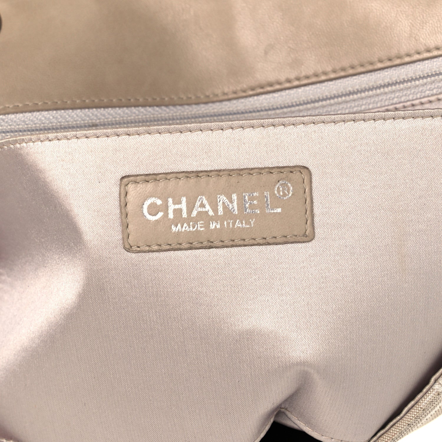 Chanel Nylon Medium Travel Flap Light Beige 7 of 11