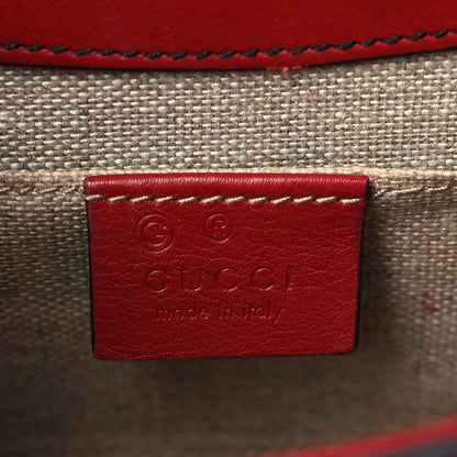 Gucci Soft Microguccissima Mini Emily Chain Shoulder Bag Rosso 6 of 9