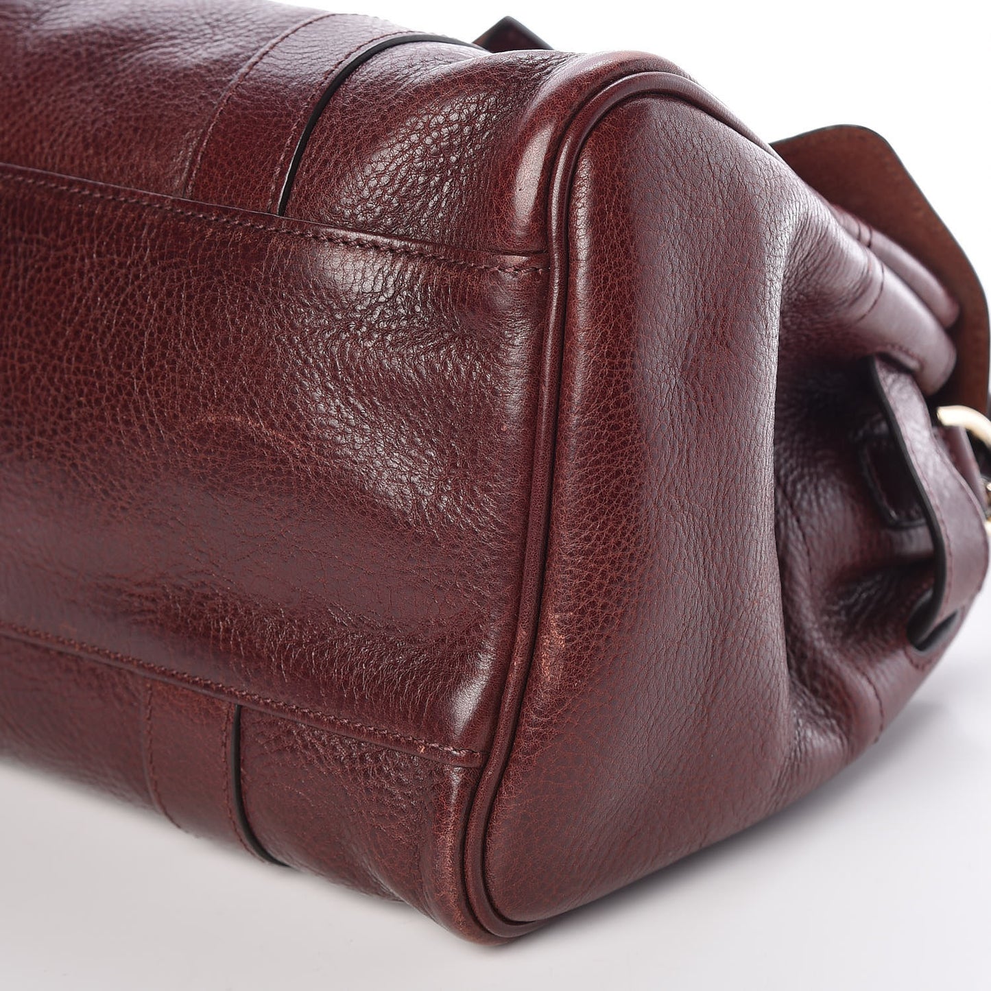Soft Grain Calfskin Small Bayswater Oxblood