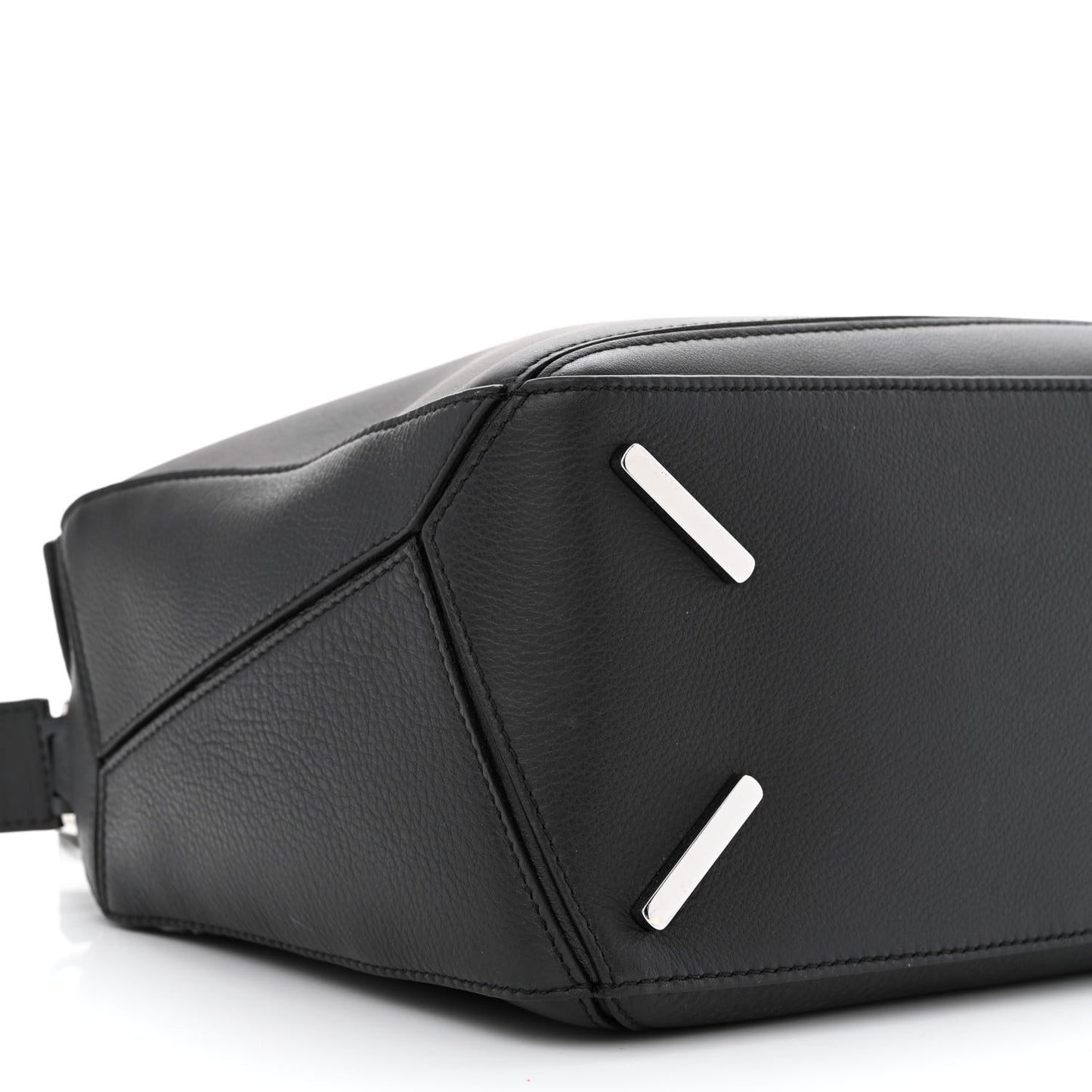 Calfskin Medium Puzzle Bag Black