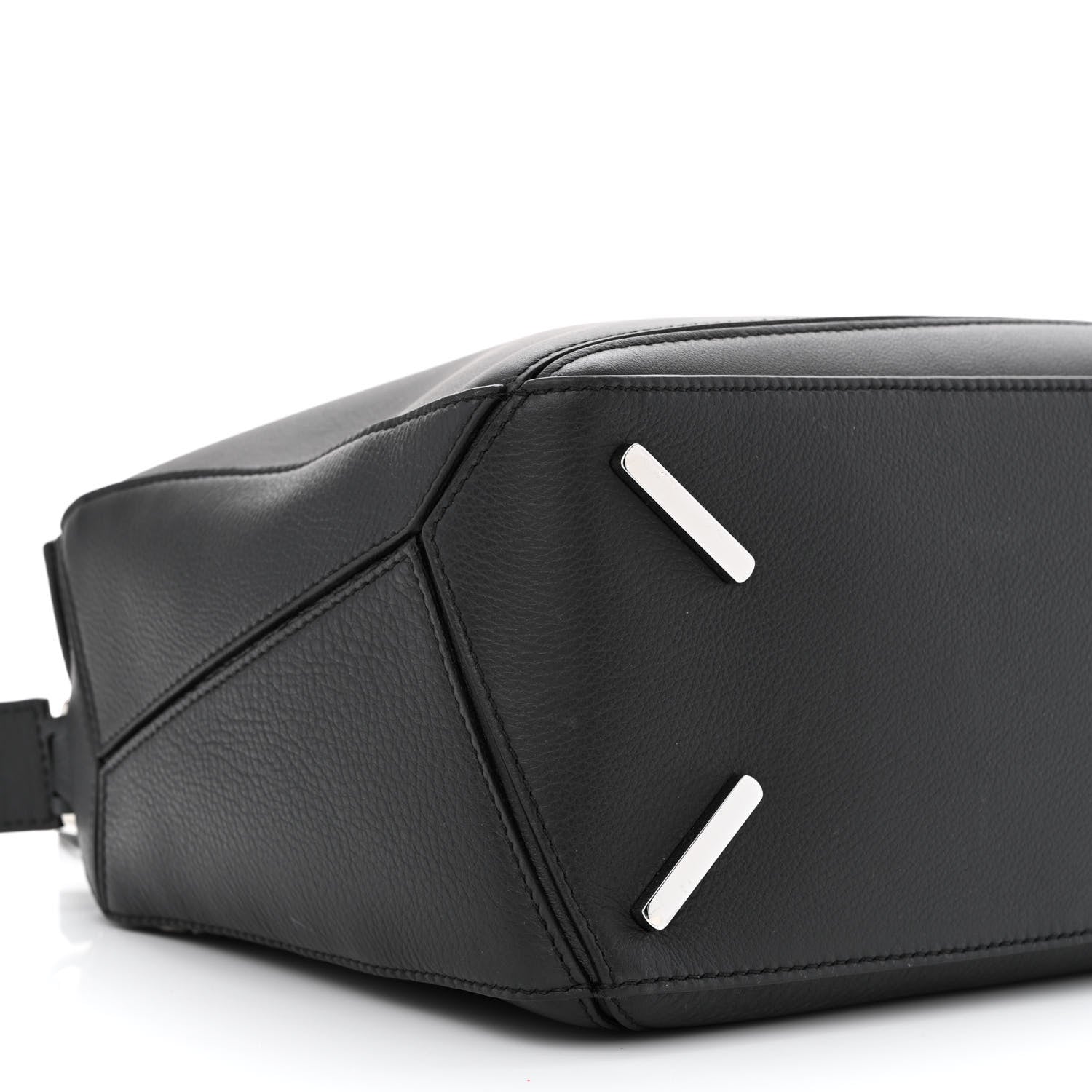 Loewe Calfskin Medium Puzzle Bag Black 8 of 9