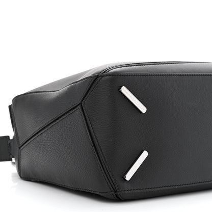 Loewe Calfskin Medium Puzzle Bag Black 8 of 9